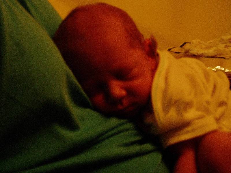 03 Sleeping on dad 